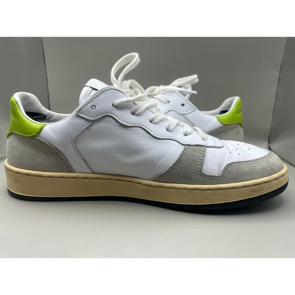 RE/DONE 80s Sustainable Basketball Color Block Leather Suede Sneakers Shoes - Picture 3 of 8